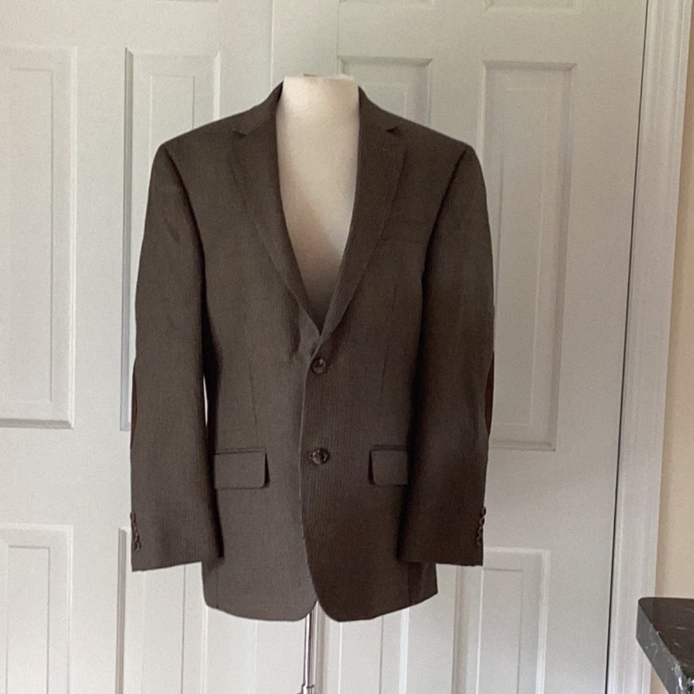 Izod Men's Dark Brown Blazer